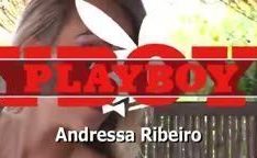 Ensaio nu de Playboy com Andressa Ribeiro